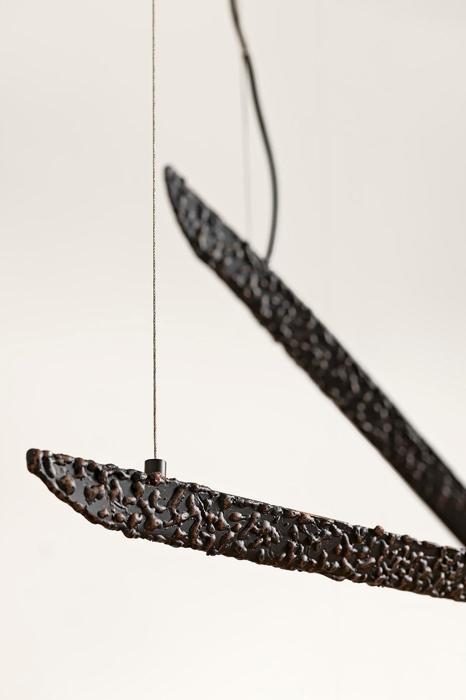 Postmoderno Lampada a sospensione Fleur Hanzo di MM Lampadari in vendita