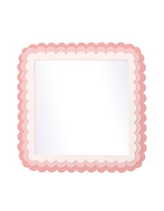 Fleur Home Carnival Krewe Mirror in Pink Ombré