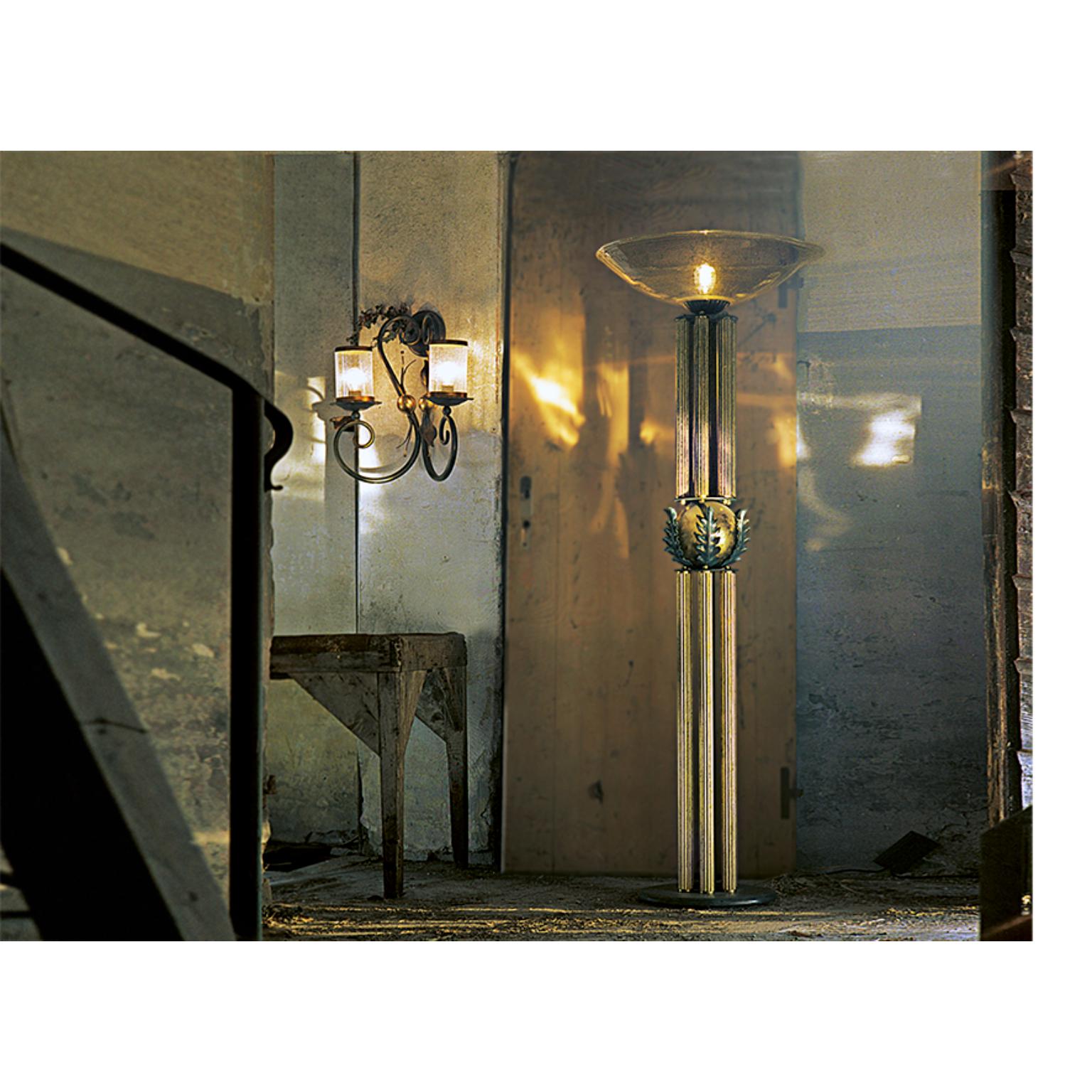 Lámpara de pie Fleur Impero de MM Lampadari Italiano en venta
