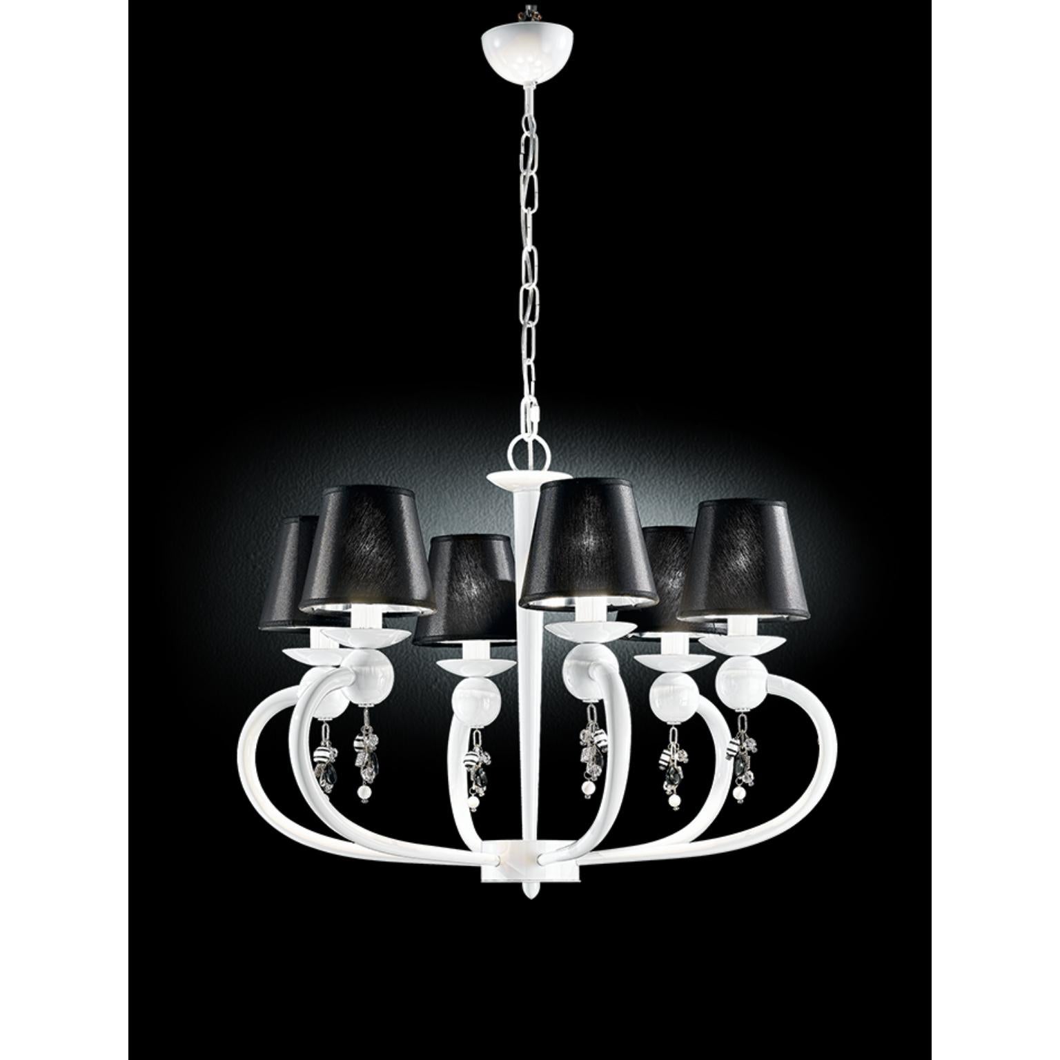 Italiano Lampadario Fleur Iris di MM Lampadari in vendita