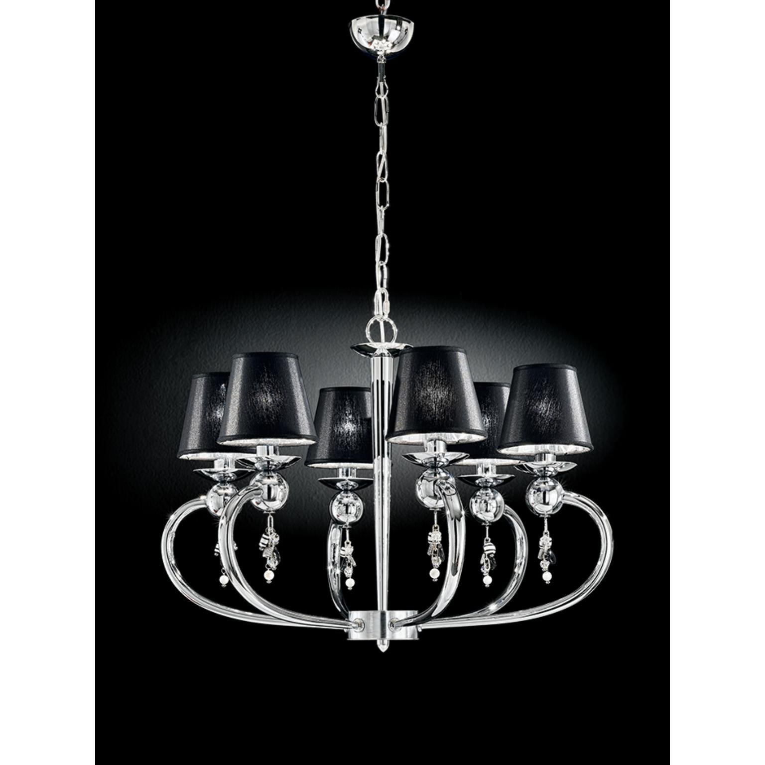 Italiano Lampadario Fleur Iris di MM Lampadari in vendita