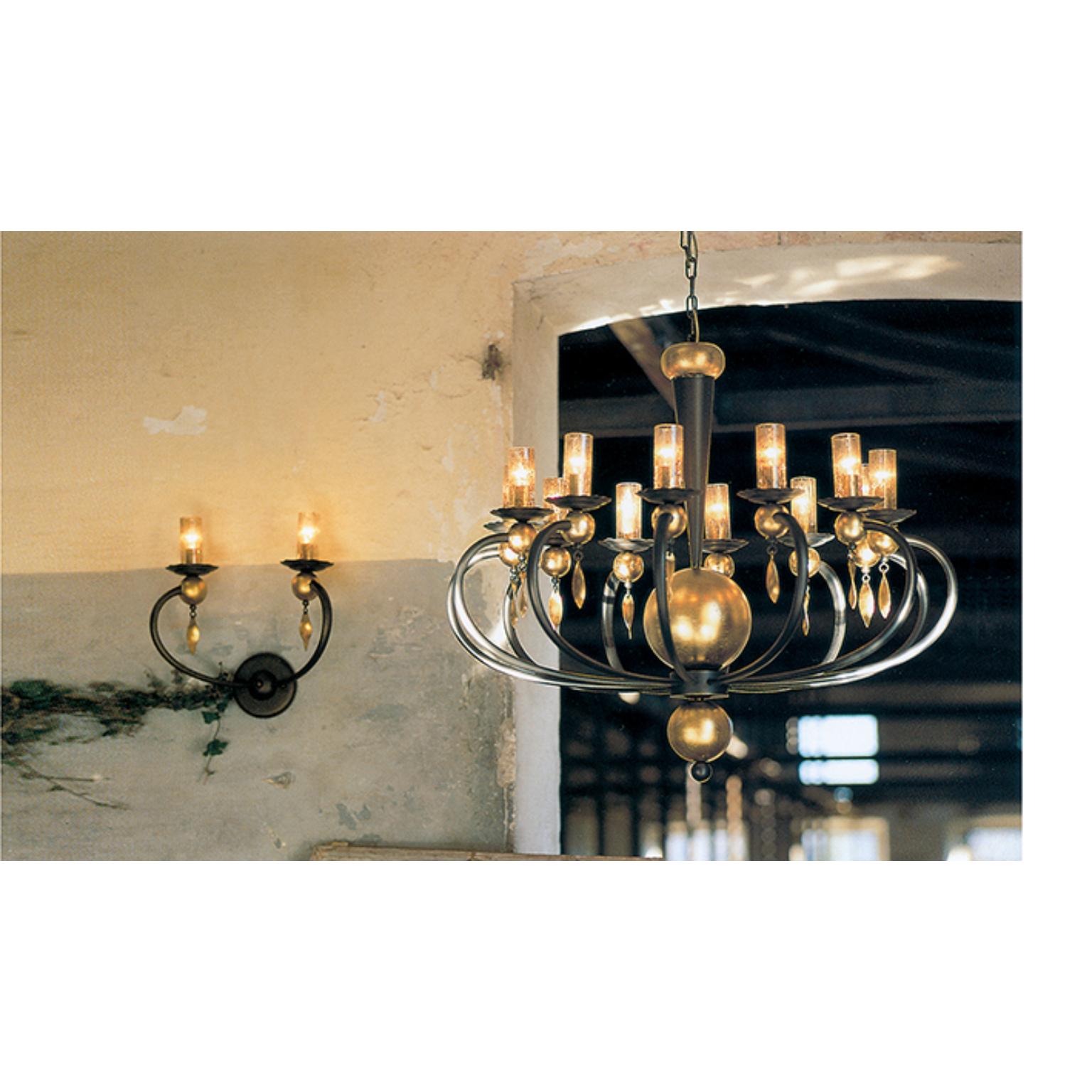 Italiano Lampadario Fleur Iris CL di MM Lampadari in vendita