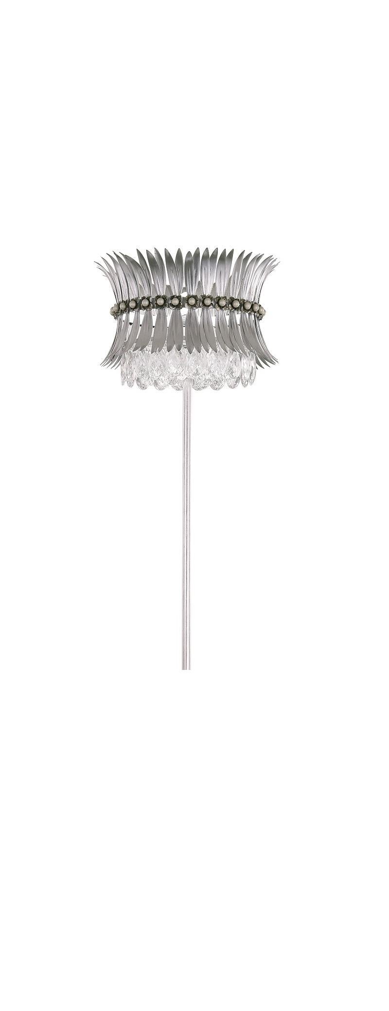 Post-Modern Fleur Leaves Floor Lamp by MM Lampadari For Sale