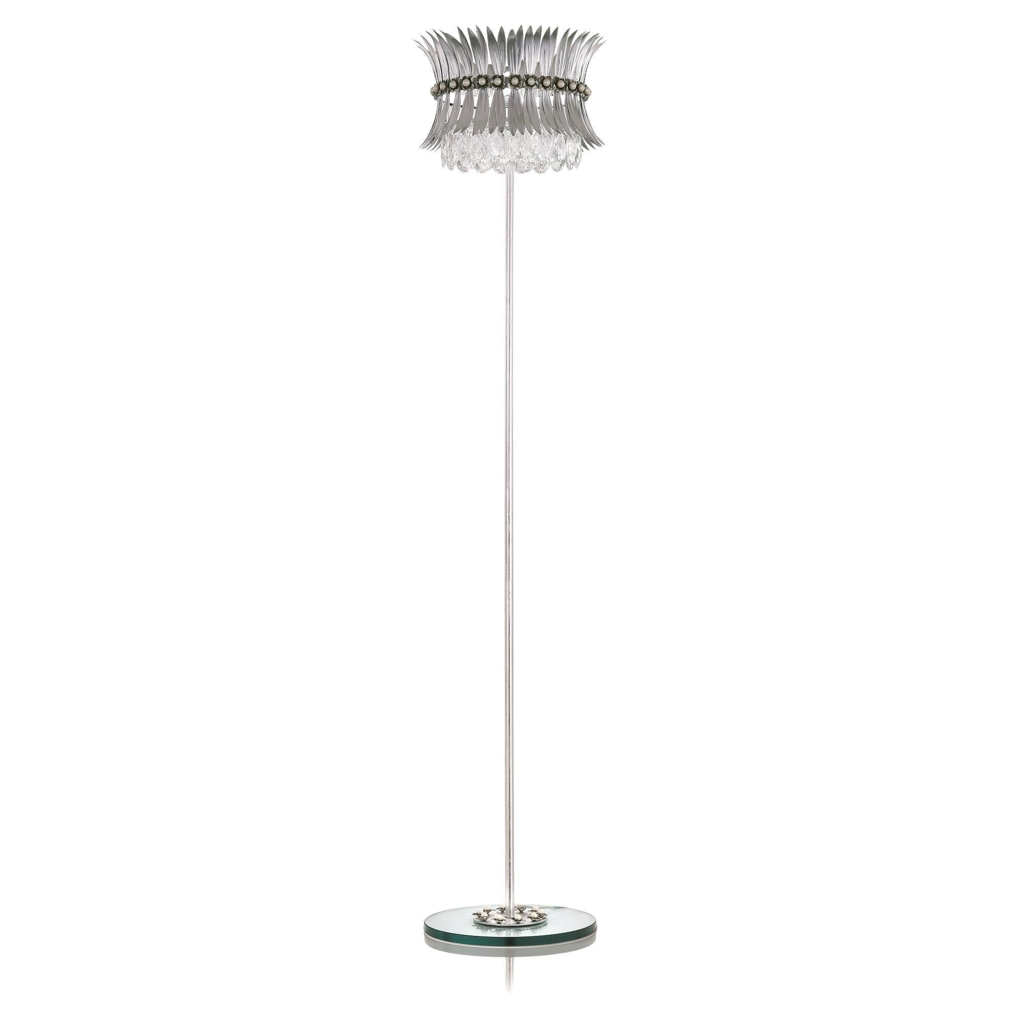 Fleur Leaves Floor Lamp by MM Lampadari