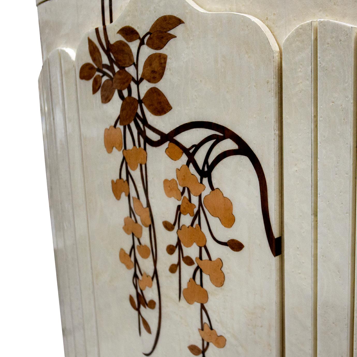 Contemporary Fleur Nightstand For Sale