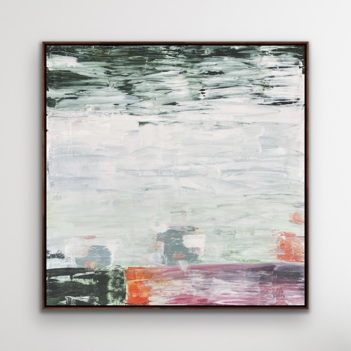 Autumn Sunrise by Fleur Park [2022]
Autumn Sunrise is an original abstract landscape painting by artist Fleur Park which takes inspiration from Gerhard Richter, the fields around where Fleur lives, the natural environment, and the colours created by