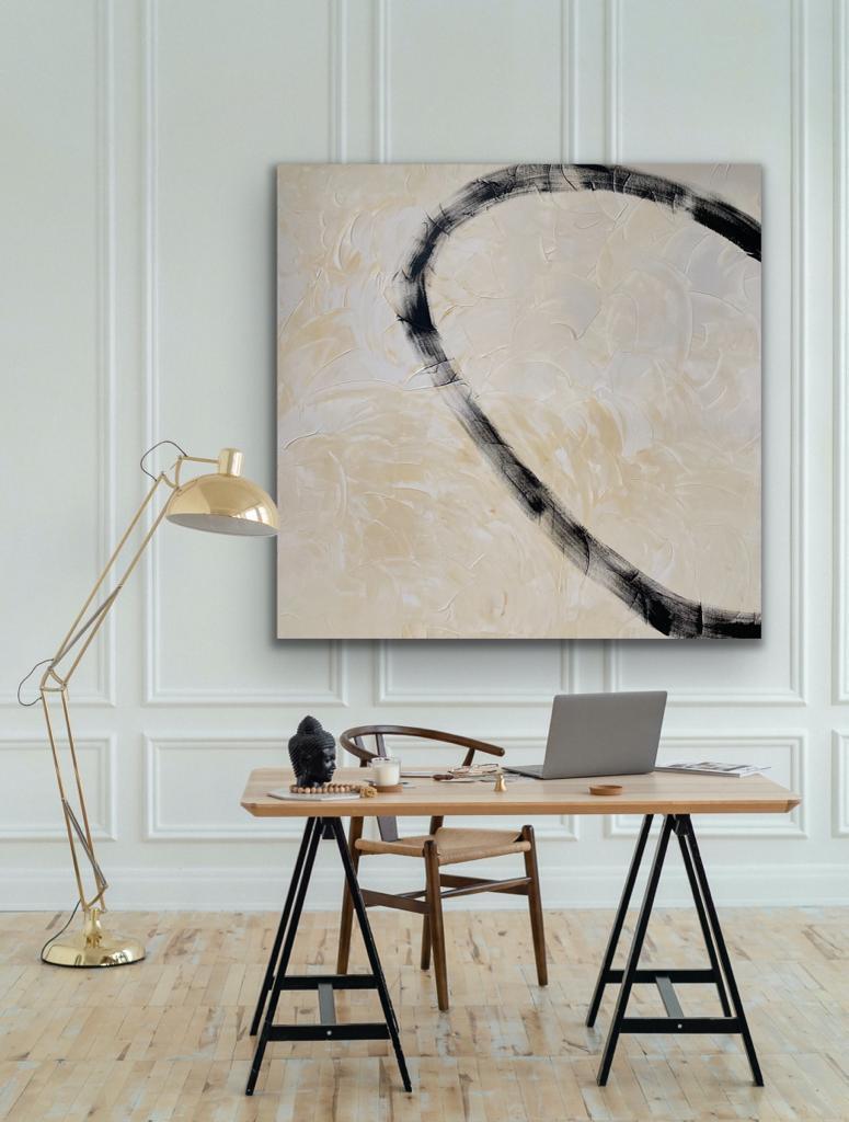 Circle Formation by Fleur Park, Abstract painting, contemporary, original art For Sale 1