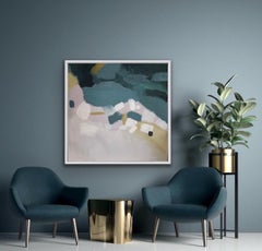 Coastal Reflections, Fleur Park, Contemporary art, Original painting, Abstract