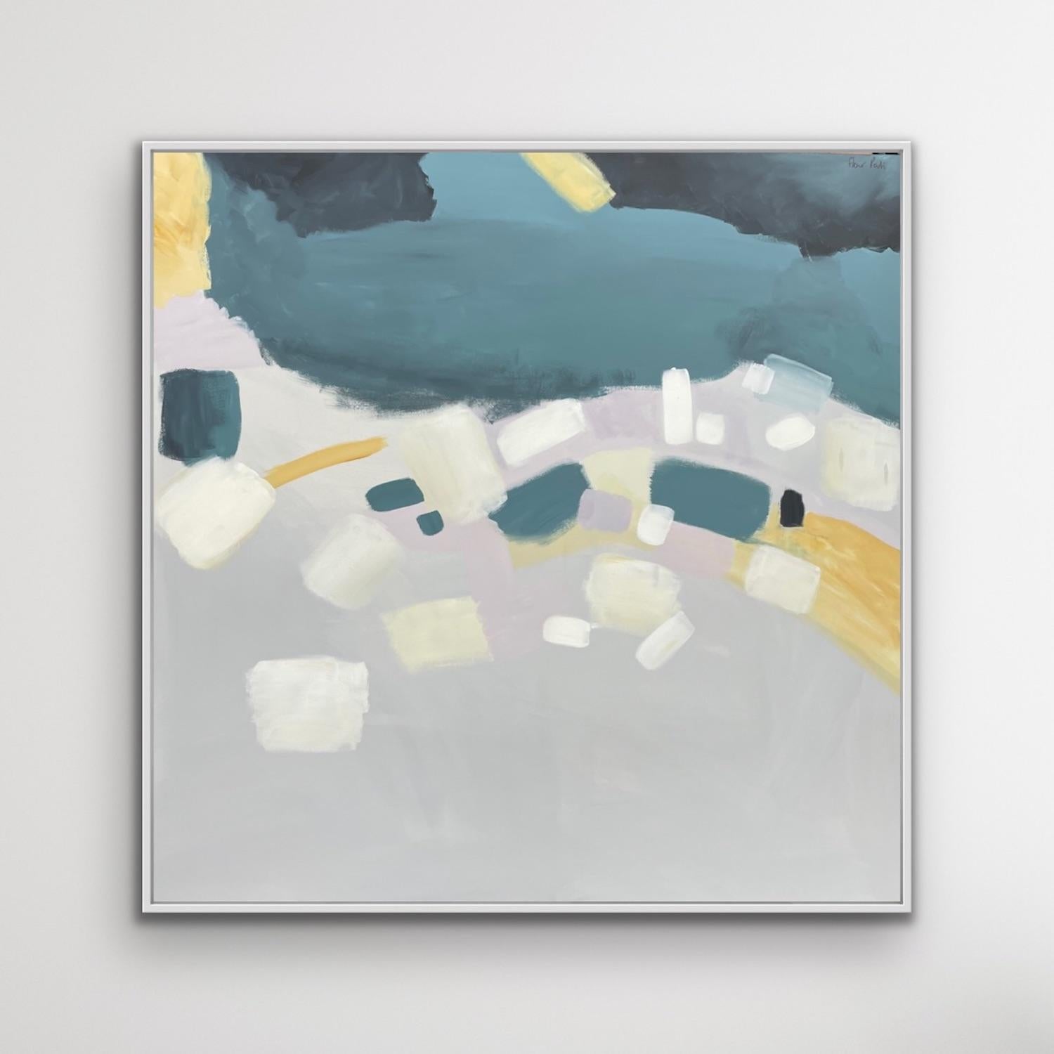 Coastal Reflections II, Fleur Park, peinture d'origine, art abstrait contemporain - Contemporain Painting par Fleur Park 