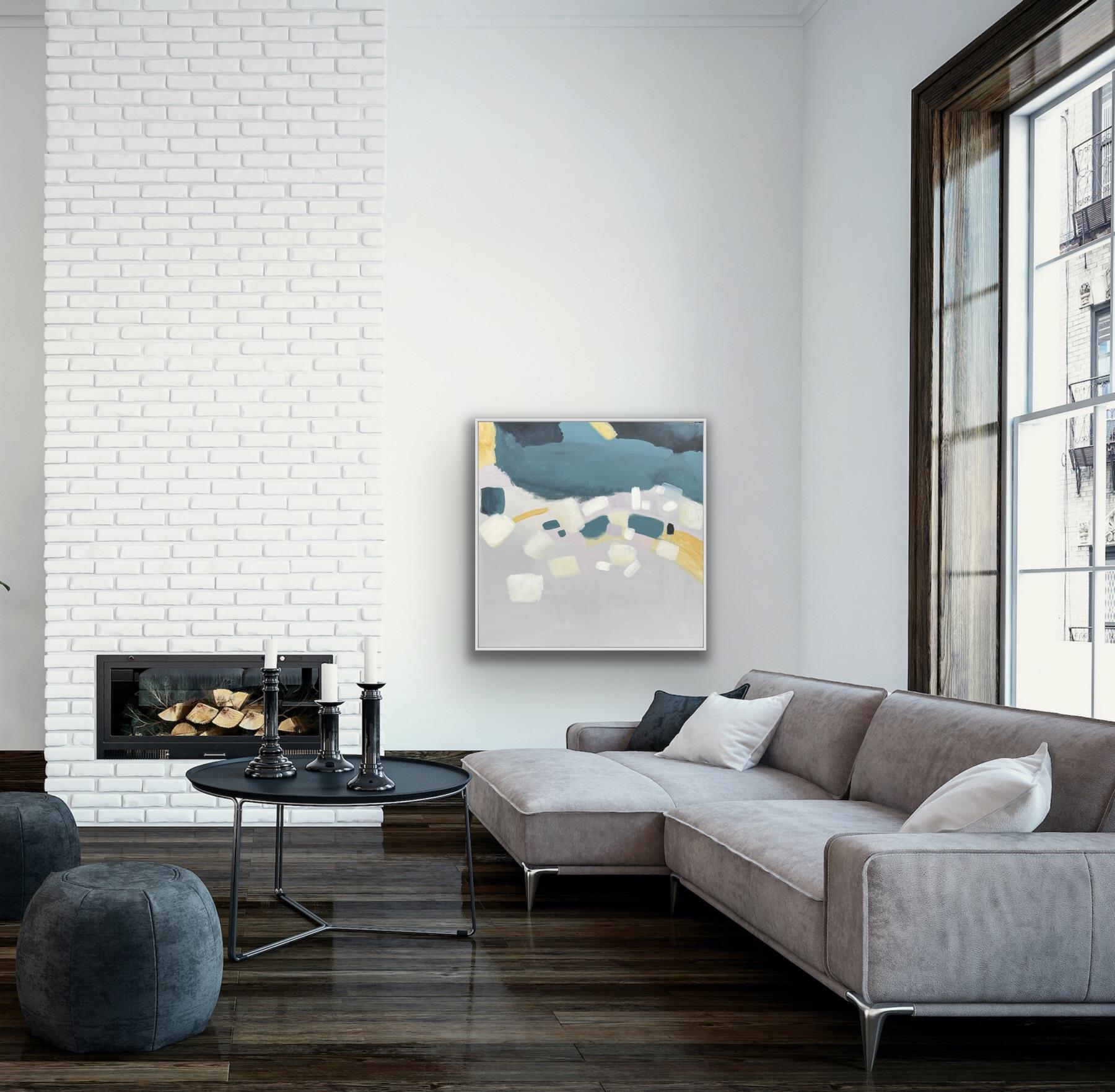 Riflessi costieri II, Fleur Park, Quadro originale, arte astratta contemporanea in vendita 4