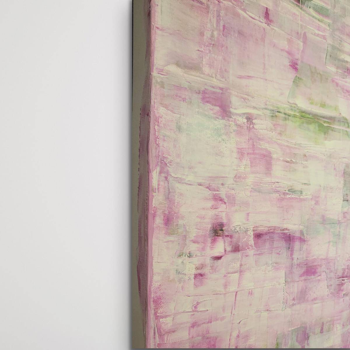 Campos sin fin, Pintura de paisaje, Arte original,  Arte al estilo de Gerhard Richter - Landscape Painting Marrón de Fleur Park 