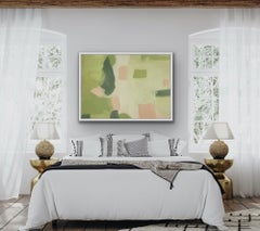 The City Grows by Fleur Parks, Abstract art, Original painting, Cityscape