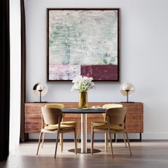Three Vessels, Contemporary Abstract Art, Gerhard Richter Style Painting