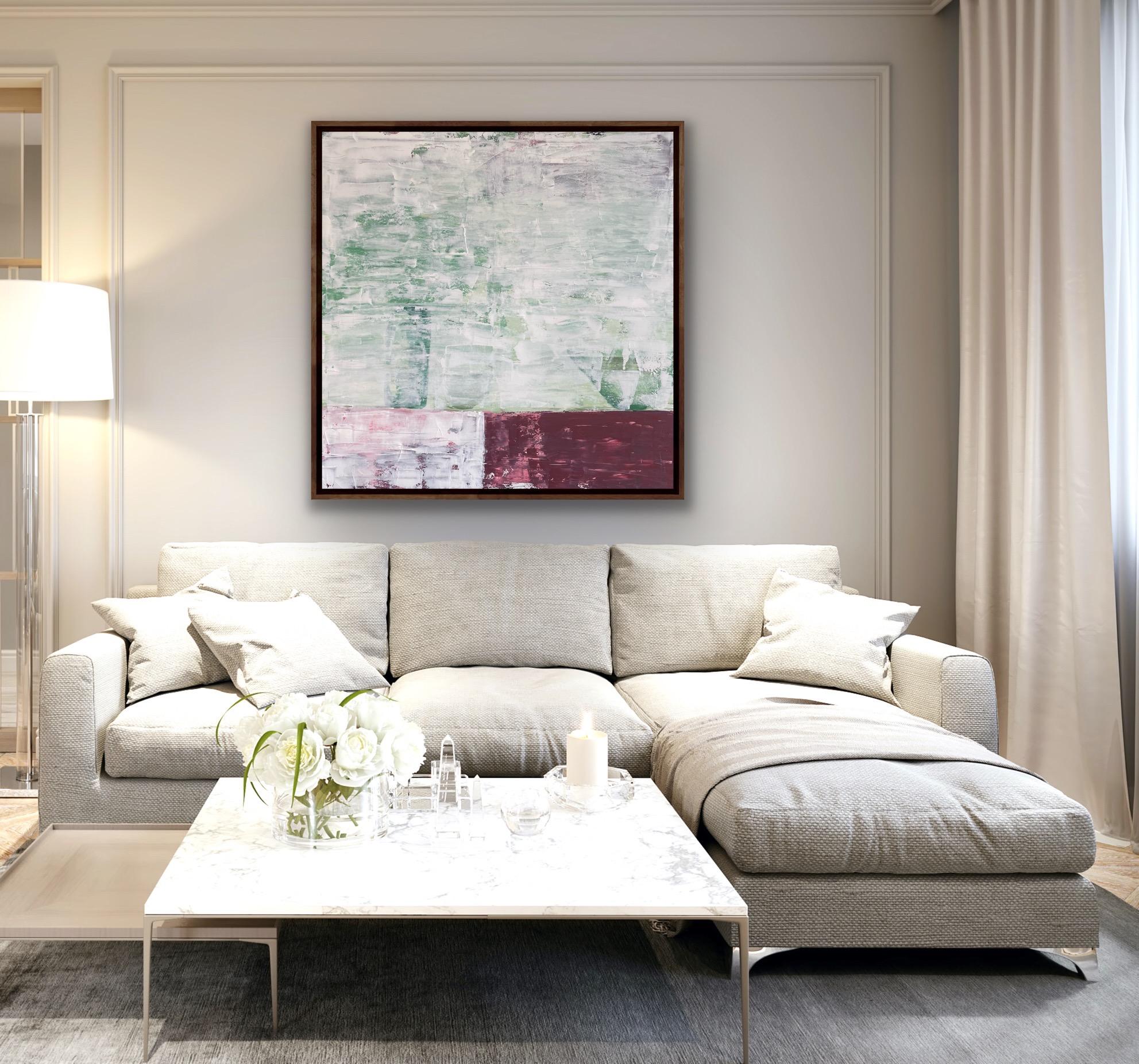 Three Vessels, Contemporary Abstract Art, Gerhard Richter Style Painting For Sale 5