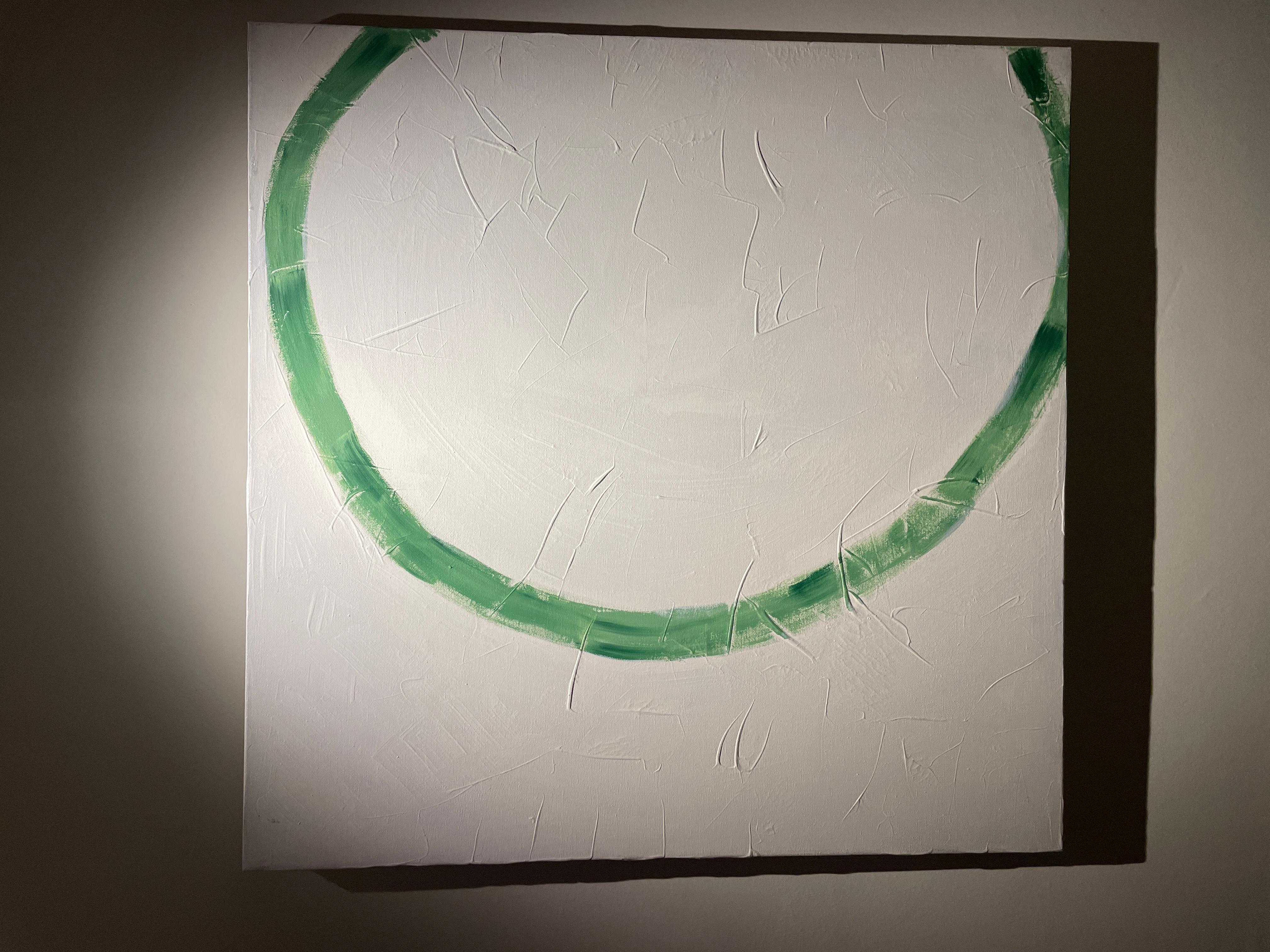 Formazione di cerchi 2 con Acrilico su tela, Pittura di Fleur Park in vendita 9