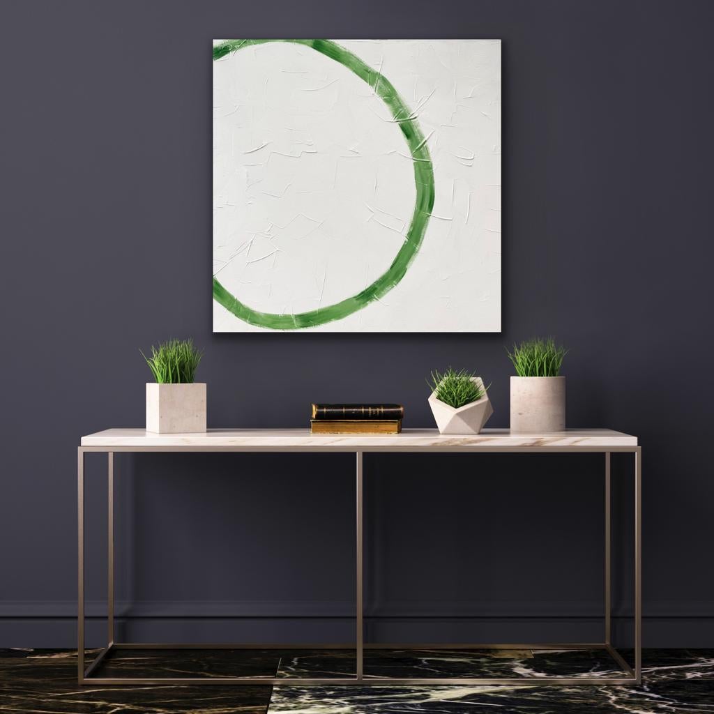 Cercle Formation 2 avec Acrylique sur Toile, Peinture de Fleur Park en vente 3