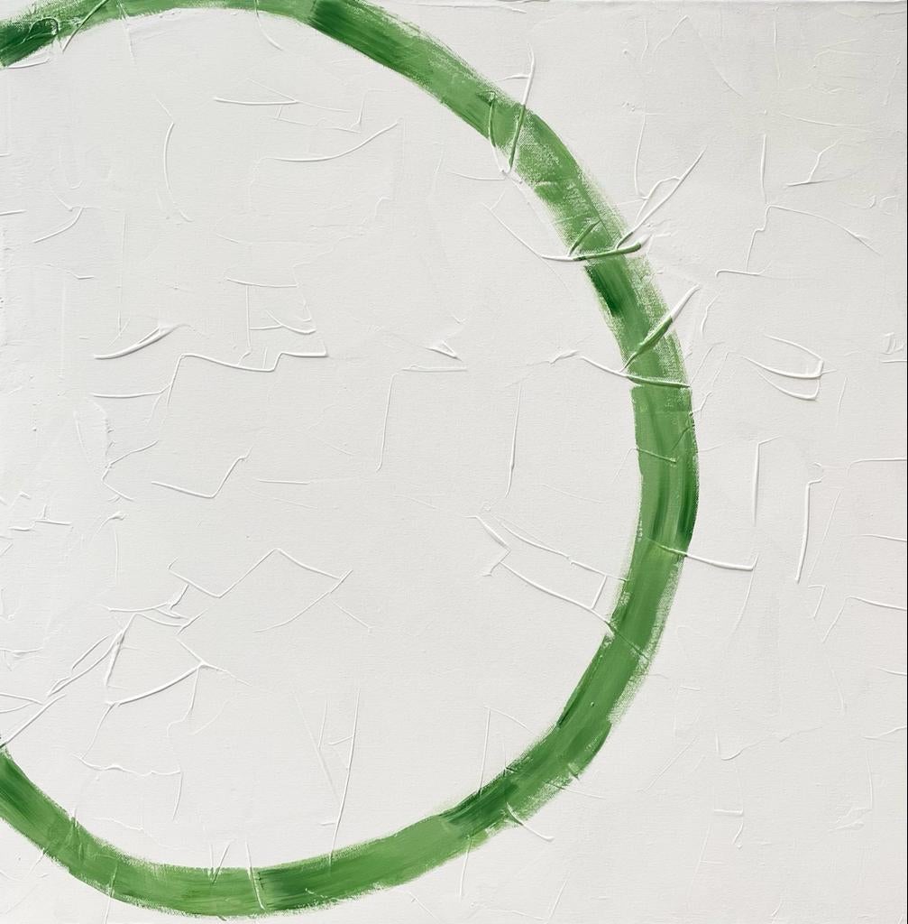 Circle Formation 2 with Acrylic on Canvas, Painting by Fleur Park