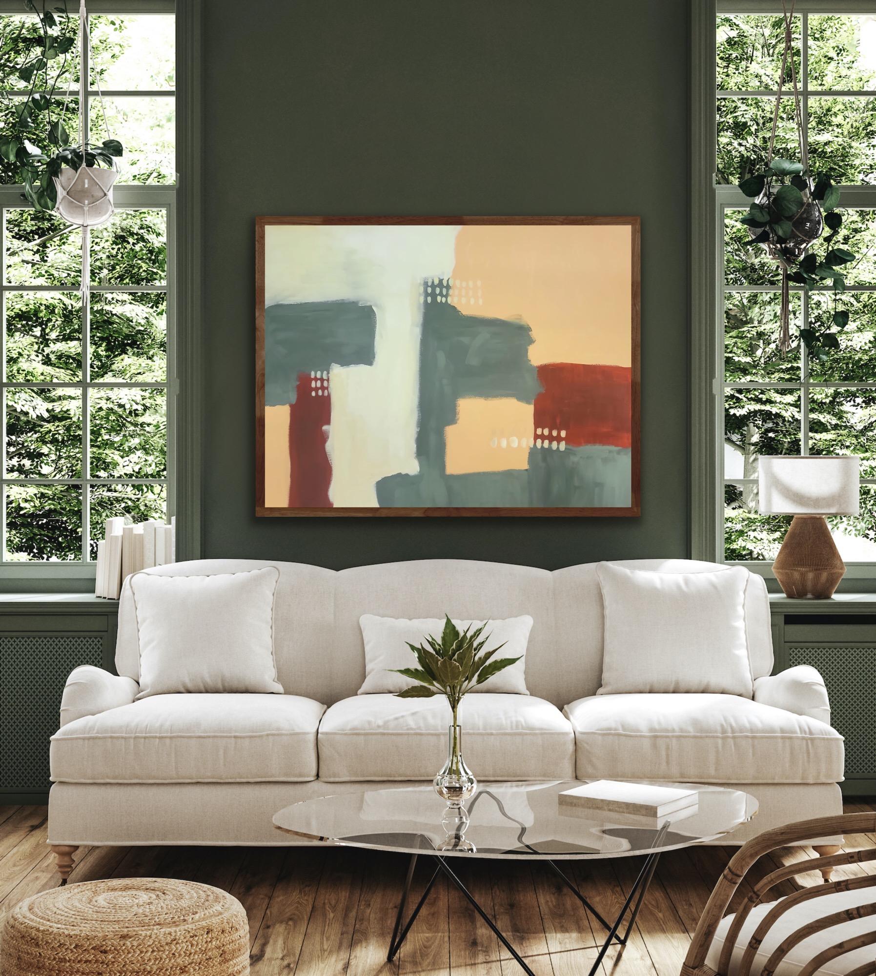 Summer Fields by Fleur Park, Abstract, Gestural abstraction, Geometric For Sale 4