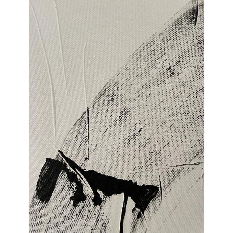 Circle Formation 1, Original painting, Modern, Circle art, monochromatic art For Sale 1