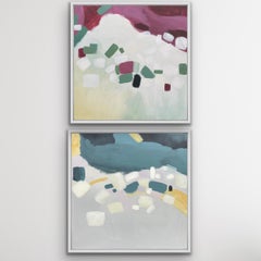 Dittico Riflessi costieri II e Riflessi costieri rosa, Originale panting