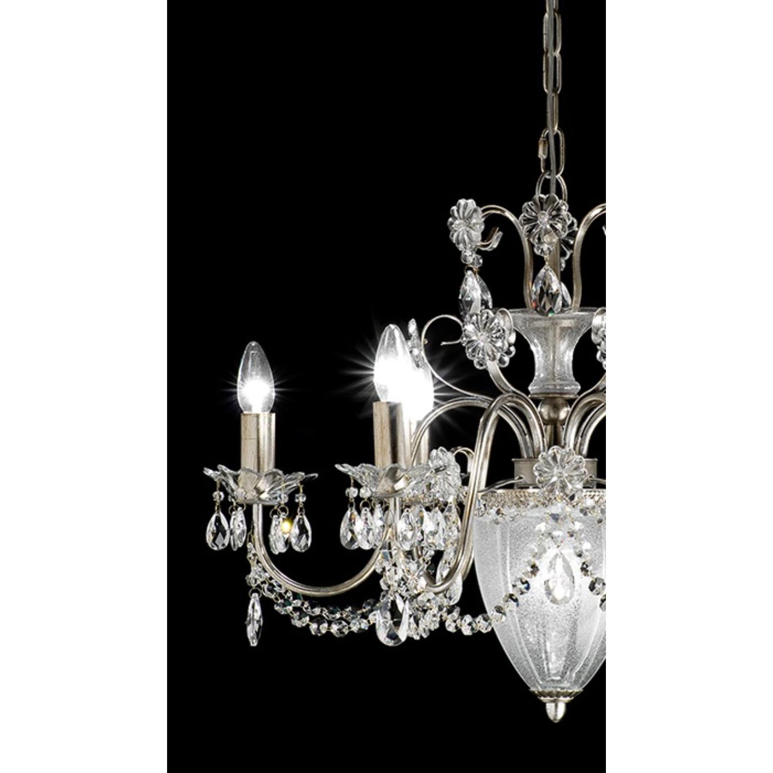 Fleur Rugiada 6, Kronleuchter von MM Lampadari (Italienisch) im Angebot