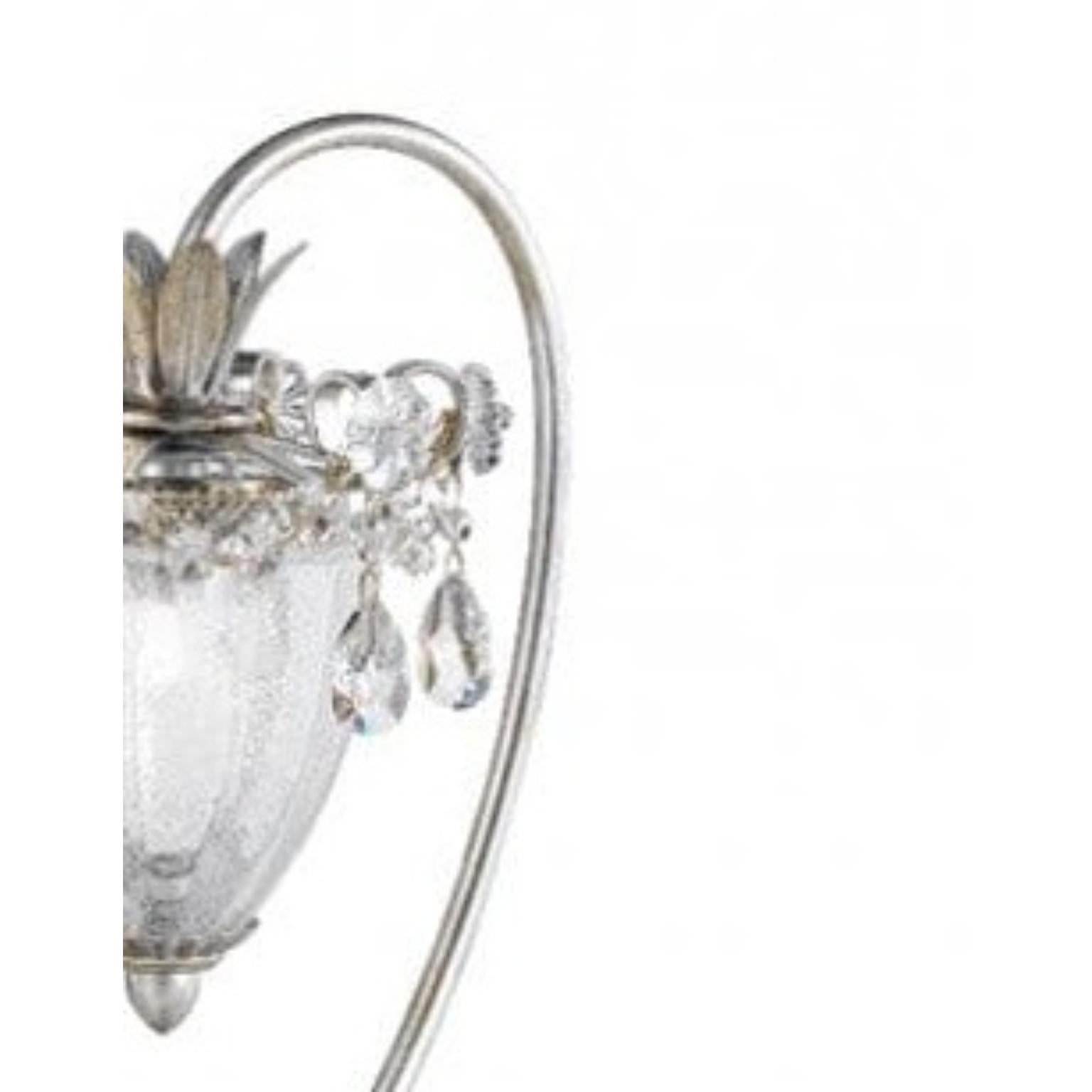 italien Lampe de table Fleur Rugiada par MM Lampadari en vente