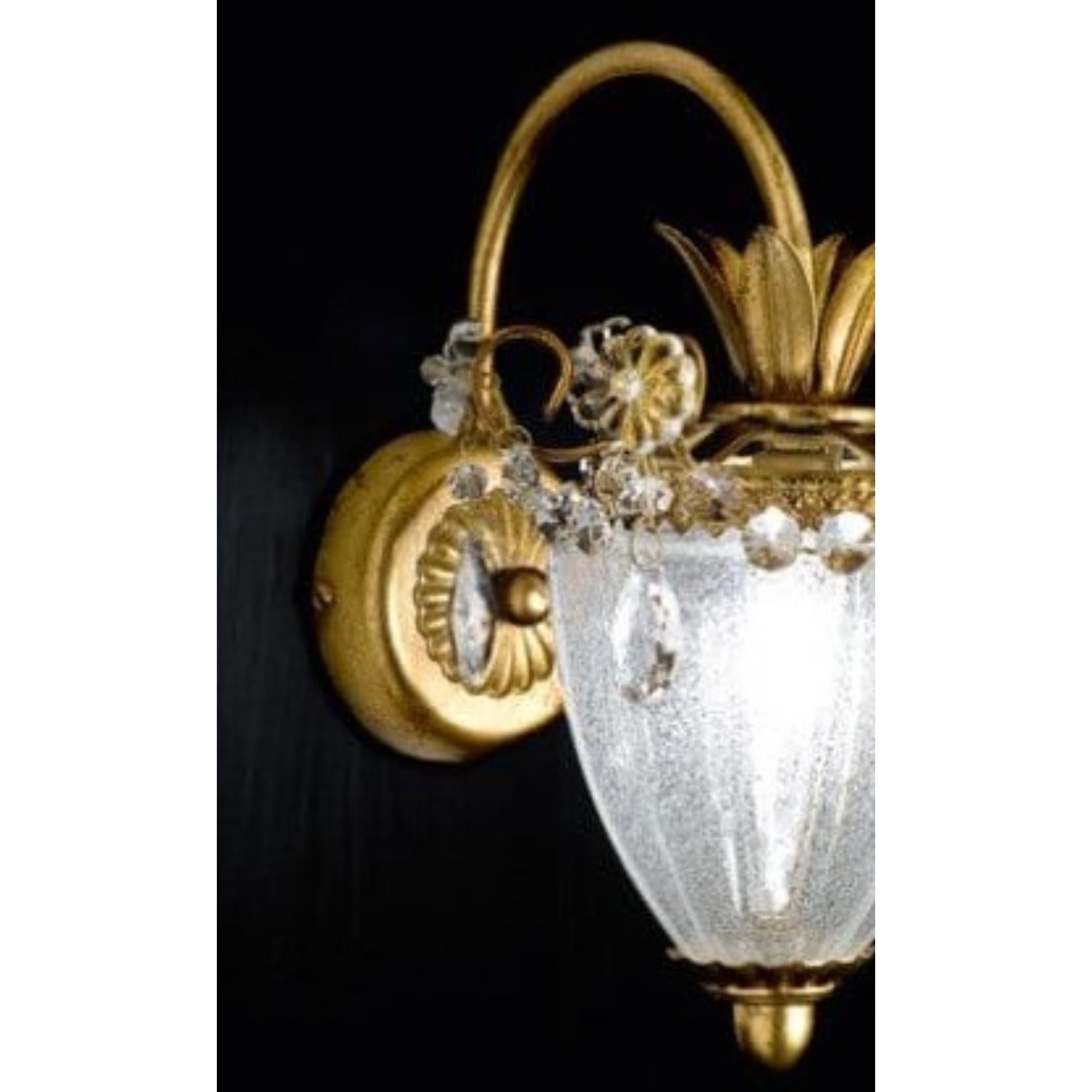 Lámpara de pared Fleur Rugiada de MM Lampadari Italiano en venta