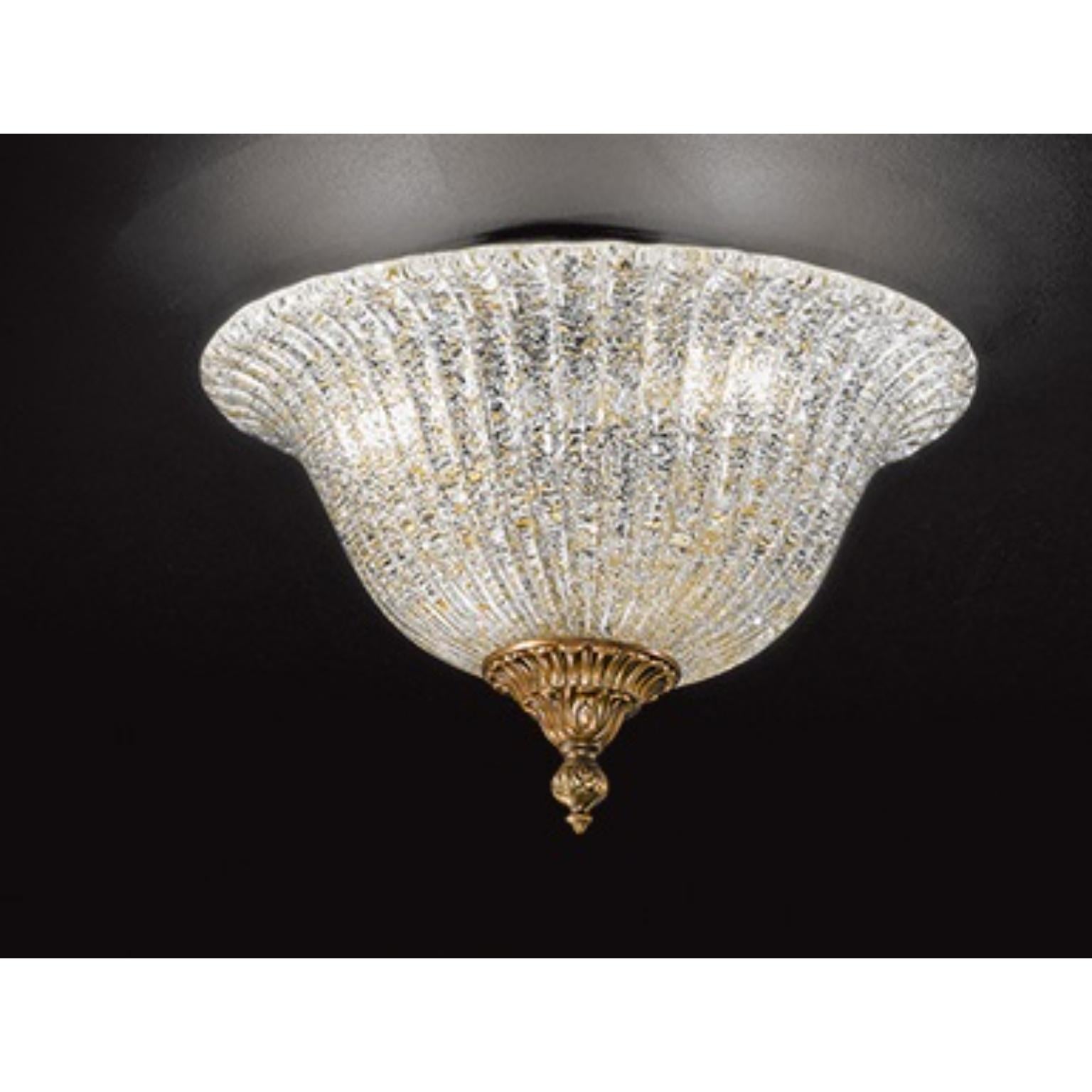 Other Fleur Sparta Flush Mount by MM Lampadari For Sale