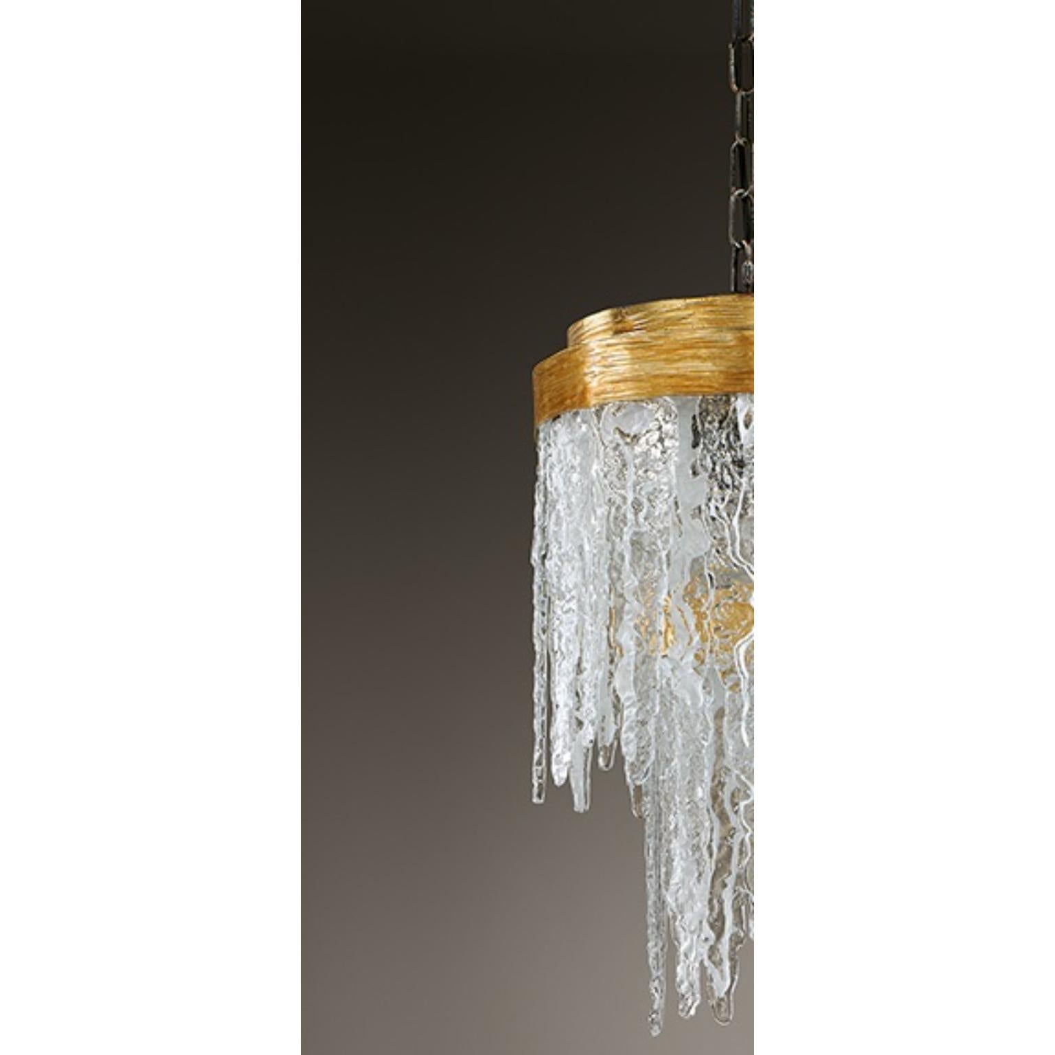 Italiano Lampadario Fleur Stallattite di MM Lampadari in vendita