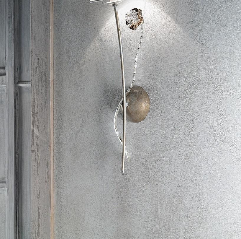 Lámpara de pared Fleur Stello de MM Lampadari Italiano en venta