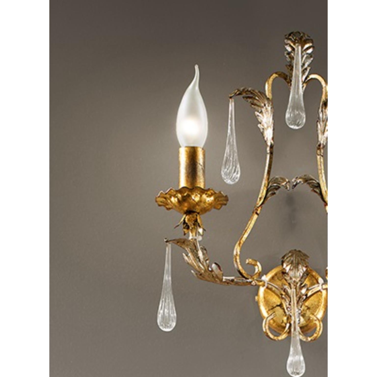 Italiano Lampada da parete Fleur Villa di MM Lampadari in vendita