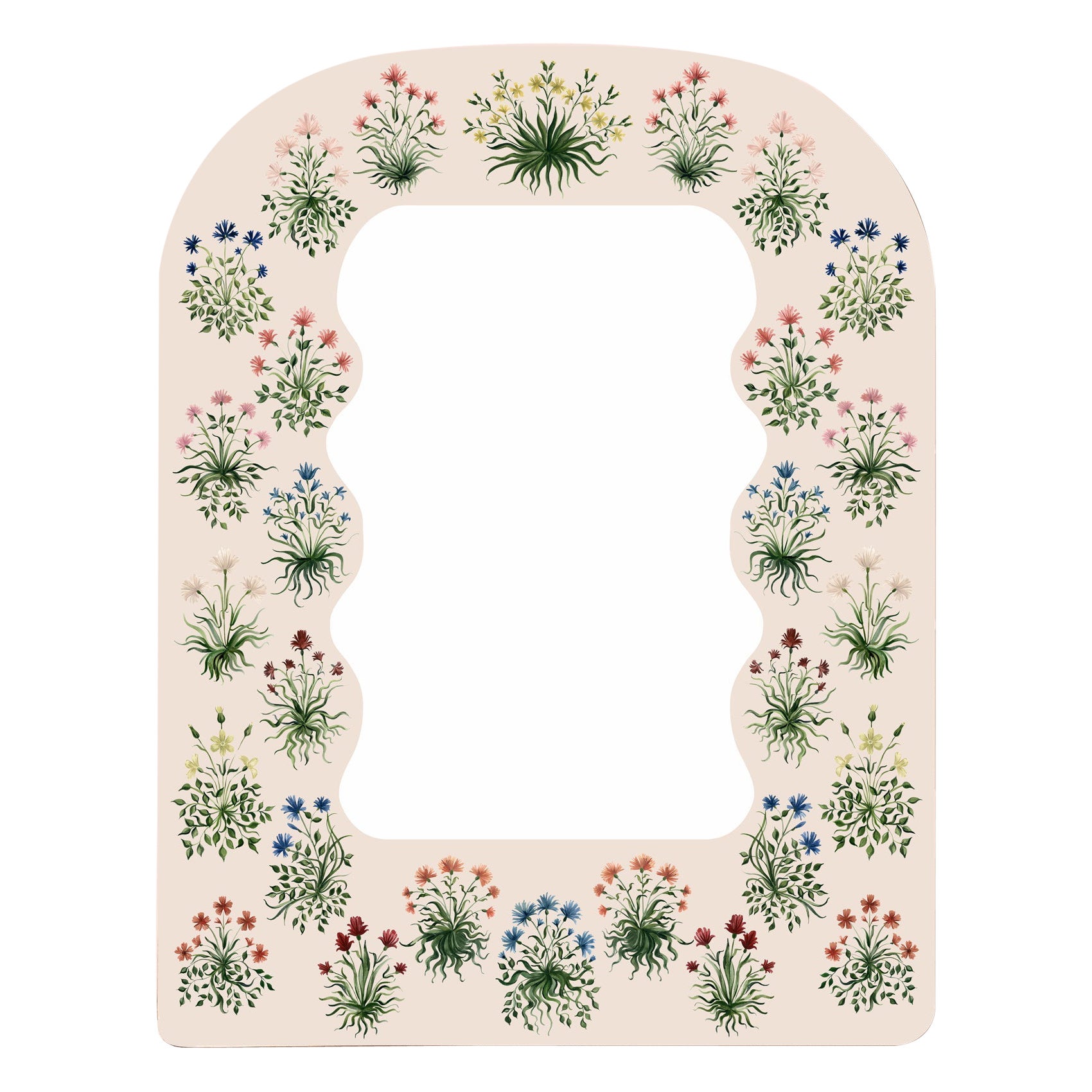 Fleur x Riley Sheehey Jaipur Print Small Mirror For Sale