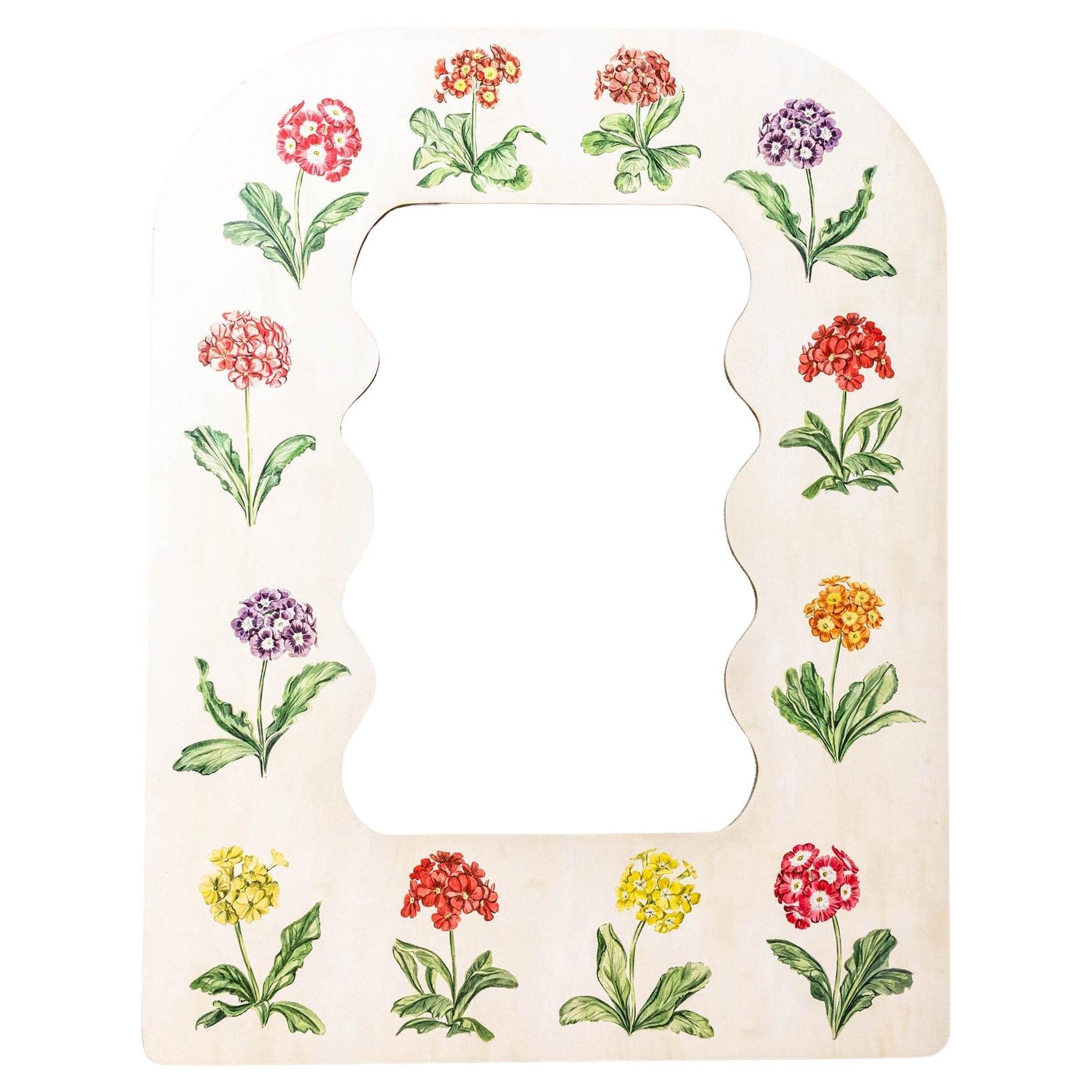 Fleur x Riley Sheehey Primrose Print Small Mirror For Sale