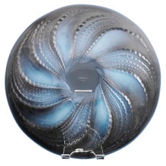 Fleurons No.2 Original Rene Lalique Opalescent Glass Plate
