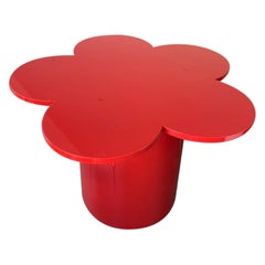 Fleurotica Flower Dining Table in Vermillion Red