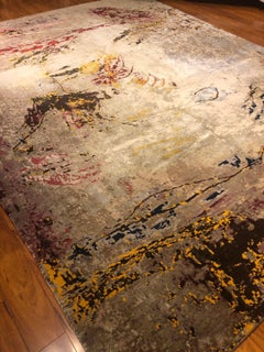 Serapi Rug Gallery’s 9' x 12' Hand-Knotted Wool & Silk Modern Area Rug