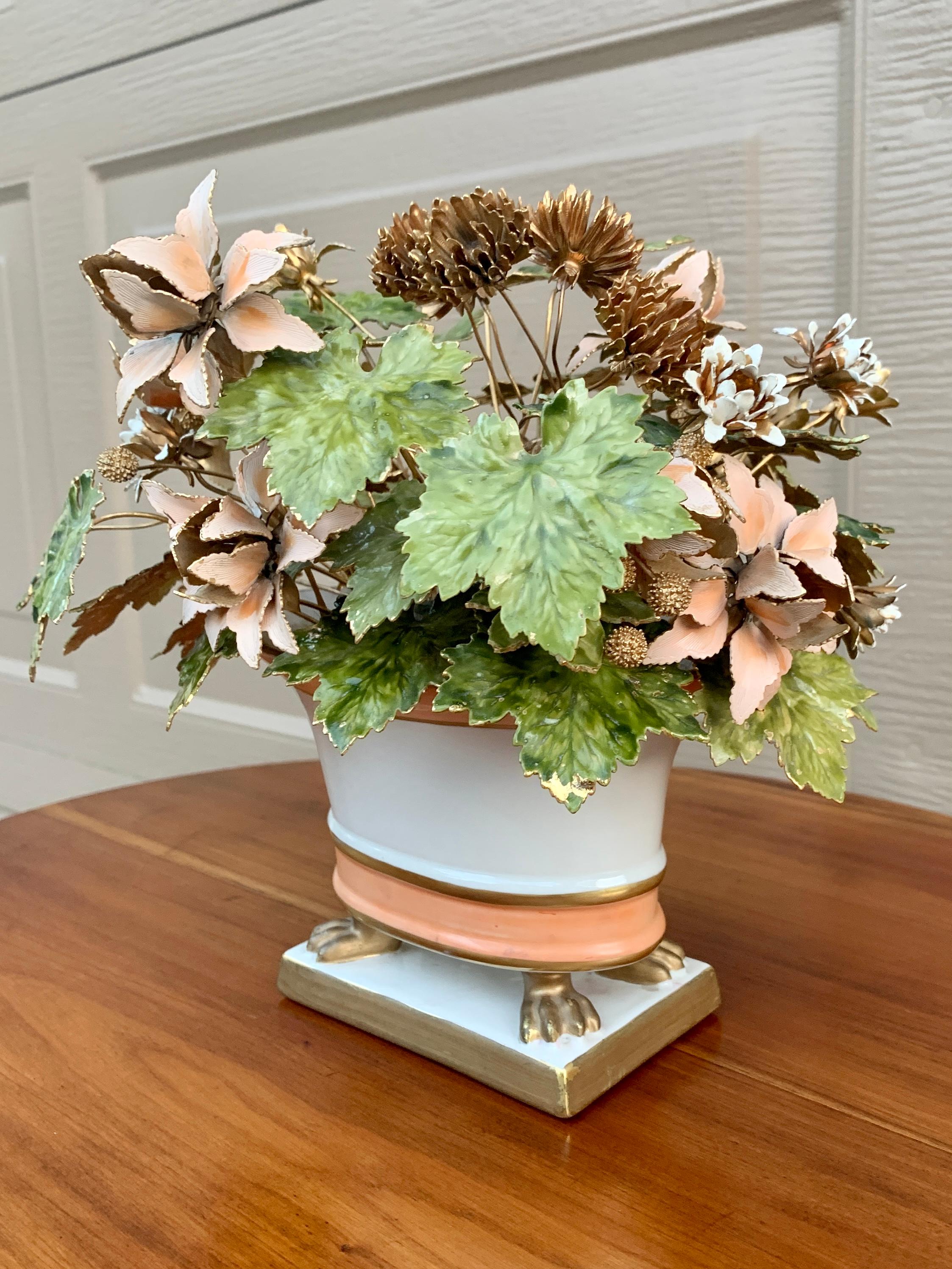 American Fleurs Des Siècles Enamel Flower Bouquet by Jane Hutcheson for Gorham For Sale