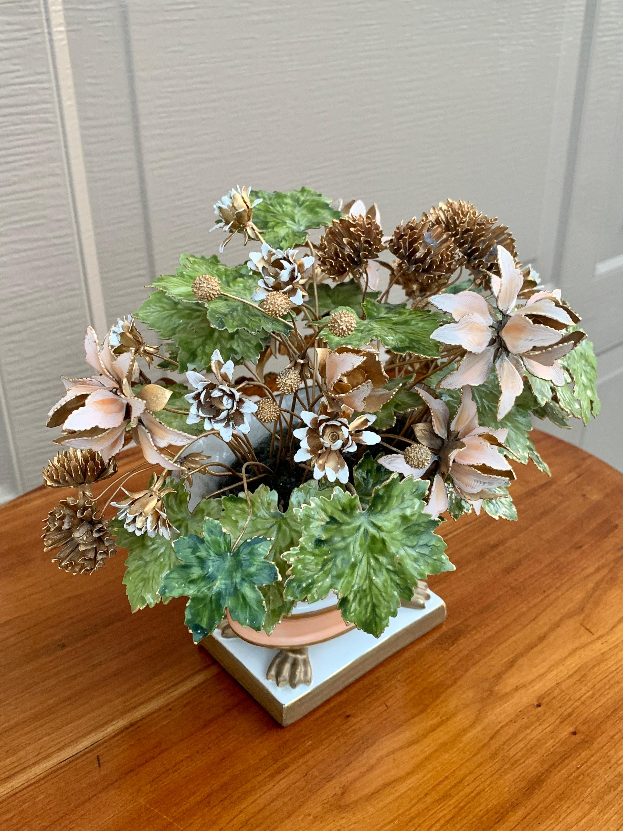 Fleurs Des Siècles Emaille-Blumenstrauß von Jane Hutcheson für Gorham im Zustand „Gut“ im Angebot in Elkhart, IN