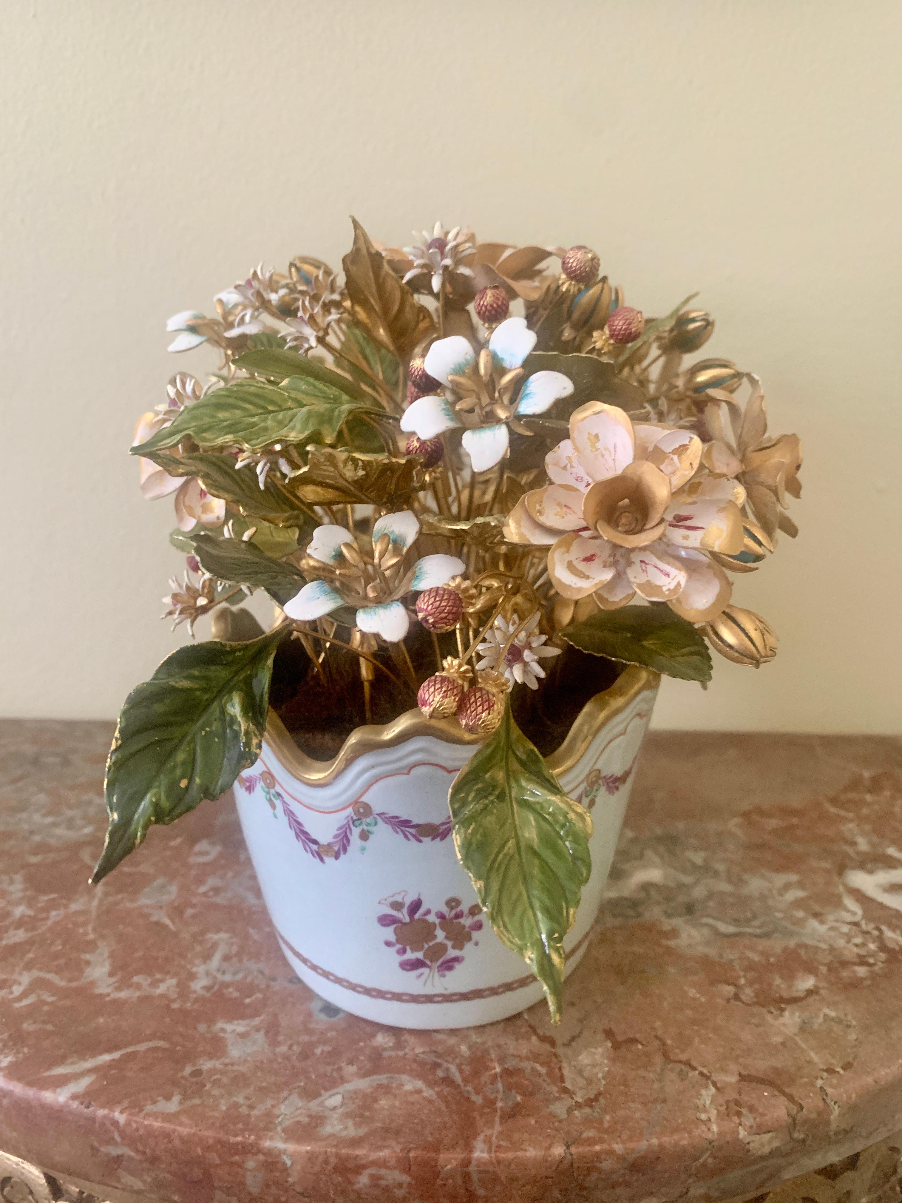 Bouquet di fiori smaltati Fleurs Des Siècles di Jane Hutcheson per Gorham in vendita 1