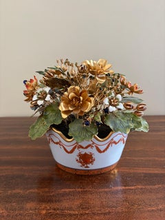 Fleurs Des Siècles Enamel Flower Bouquet by Vista Alegre for Mottahedeh
