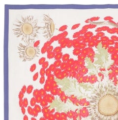 Fleurs et Carlines by Vladimir Rybaltchenko Silk Scarf