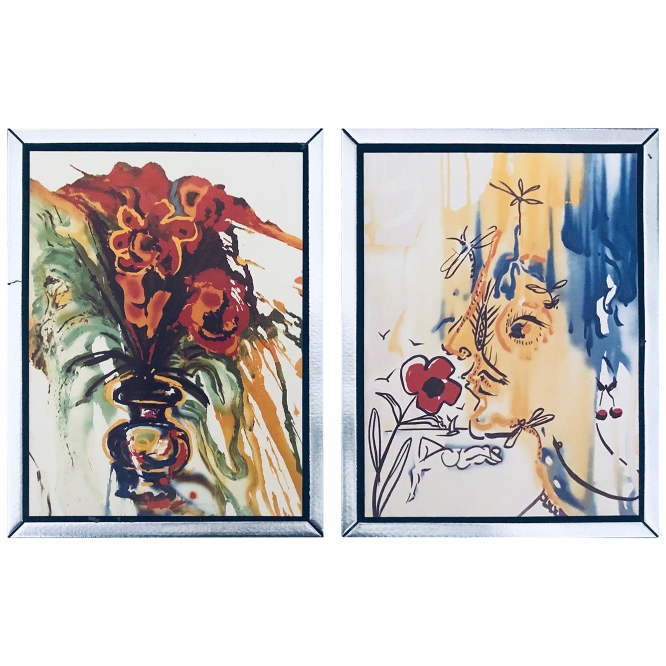 Fleurs Surrealistes of "Gala's Bouquet" & "The Vanishing Face" by Salvador Dali