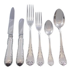 Fleury by Fortunoff Italia Cubiertos de Plata de Ley Servicio de Cena 42 piezas