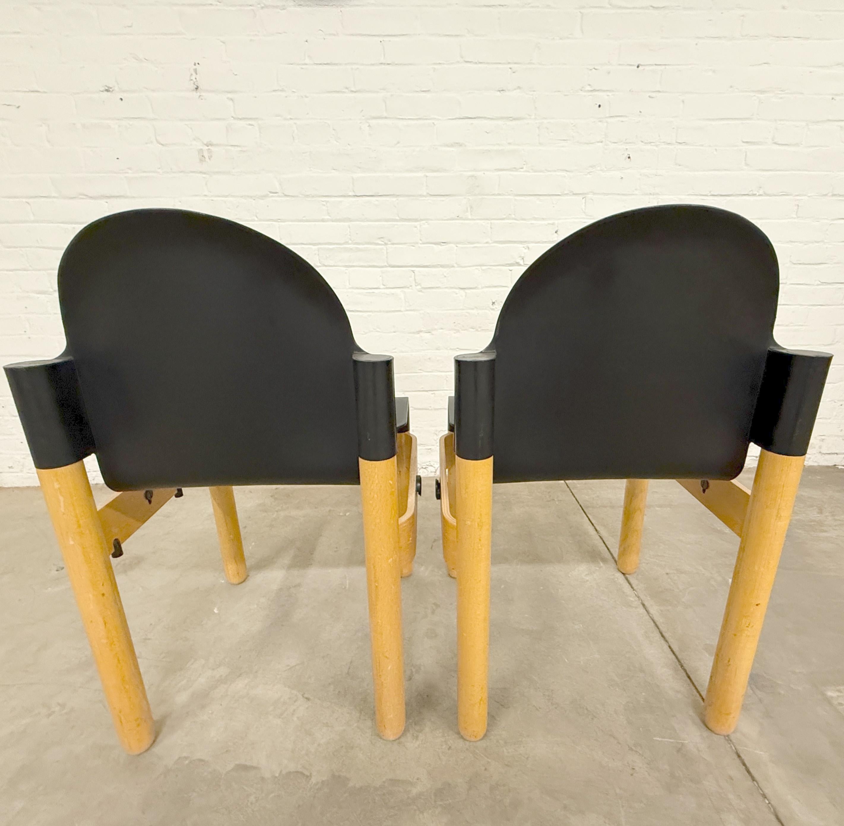 Sillas de comedor Flex 2000 de Gerd Lange para Thonet - Pareja en Bueno estado para la venta en Bridgeport, CT