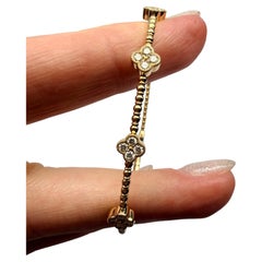Flex diamond bangle bracelet 0.55ct 14KT yellow gold