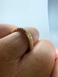 Flex Diamond ring 14KT yellow gold fits all