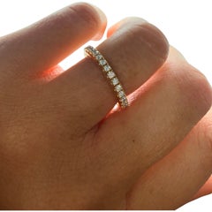 Flex Diamond ring 14KT yellow gold fits all