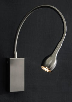 Flex & Drop LED Wall Light in Satin Nickel by Aggiolight