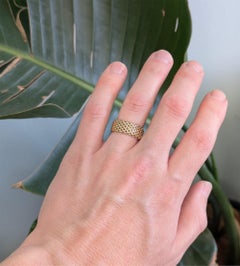 Anillo «Flex Estate» de oro amarillo macizo de 14K – Oro cómodo para el día a día
