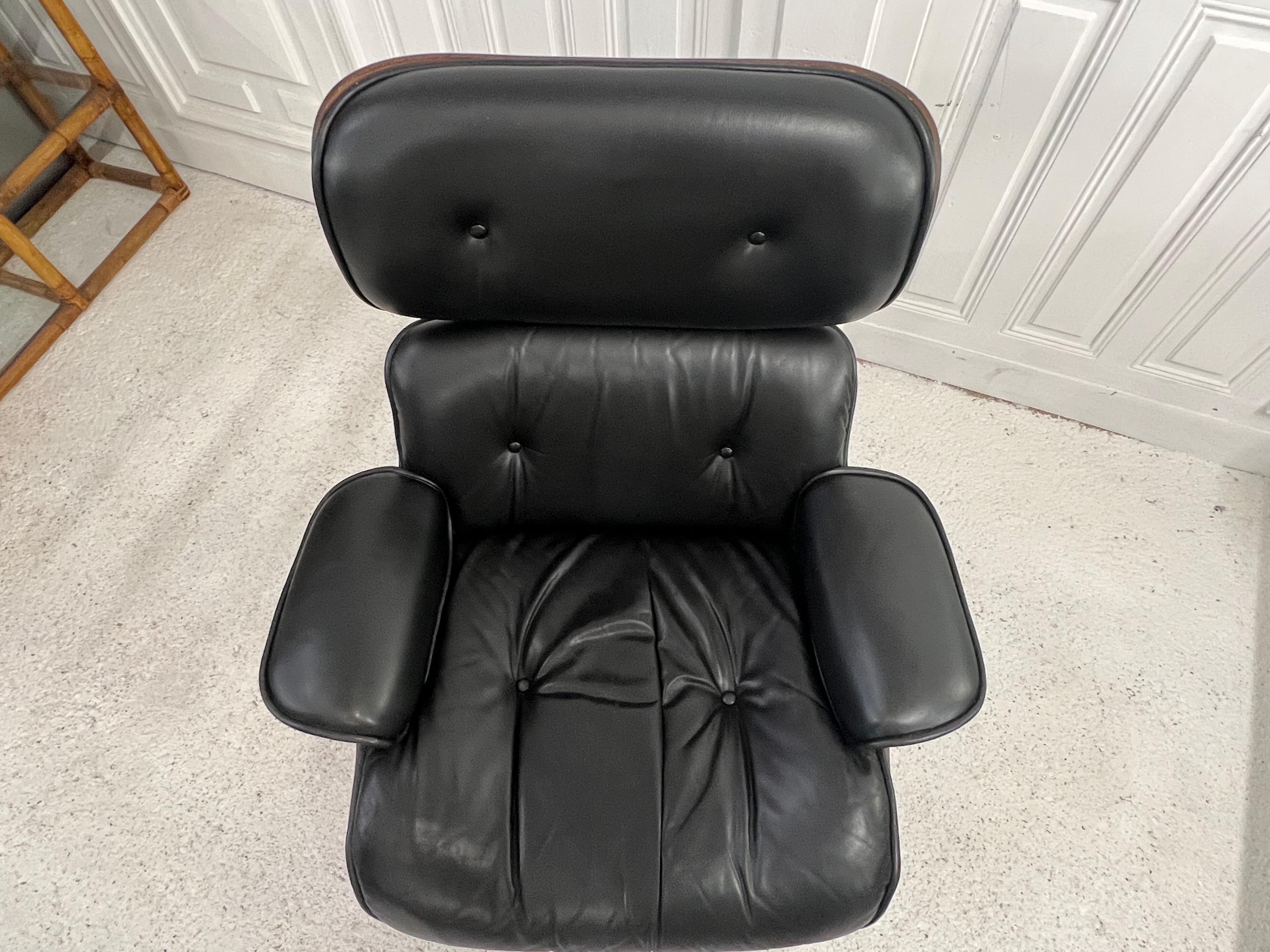 Flex Lounge Chair 1970 with Ottoman, France  4